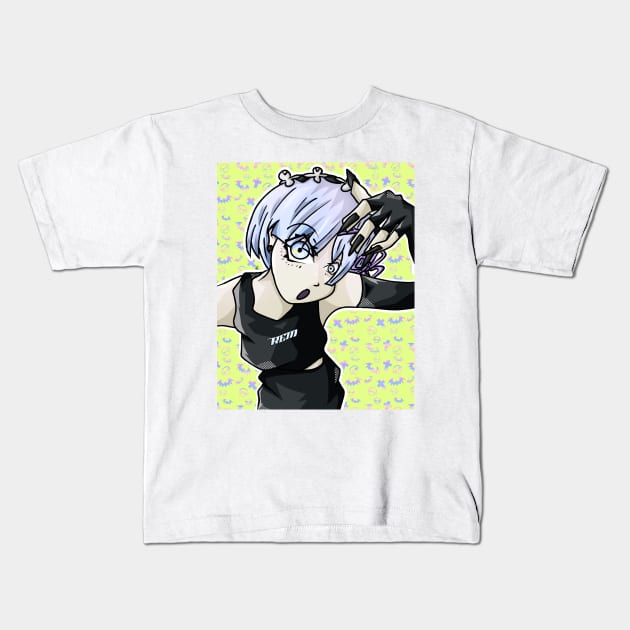 Anime cartoony Kids T-Shirt by _1.art_shop